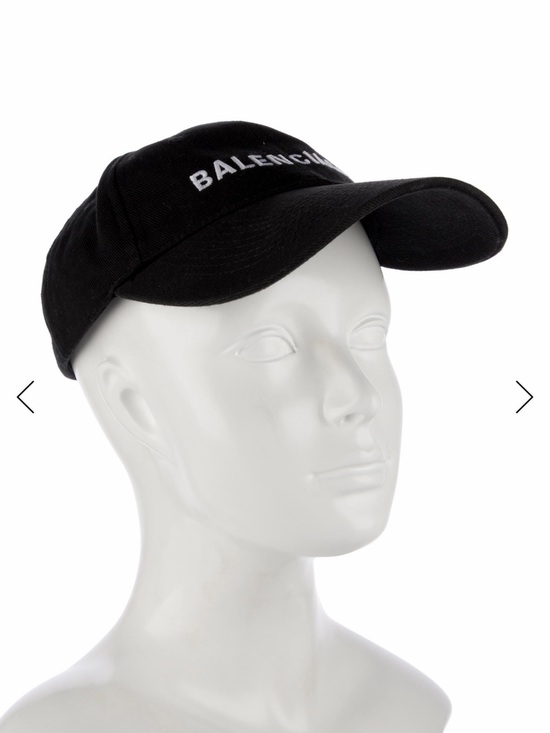 Balenciaga Other - Balenciaga Black Logo Embroidered Baseball Cap